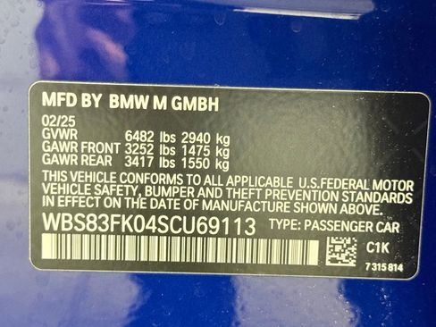 Used 2025 BMW M5 w/ Executive Package image 58