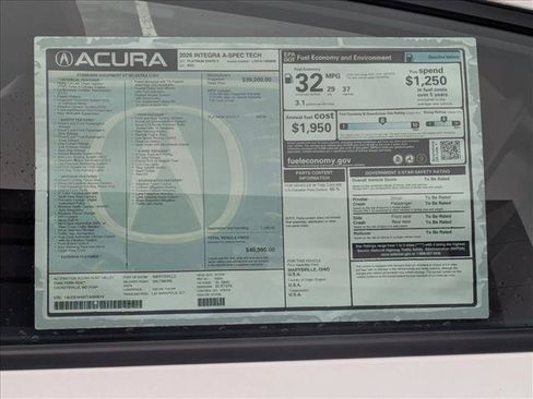 Used 2026 Acura Integra A-Spec w/ Technology Package FWD image 19