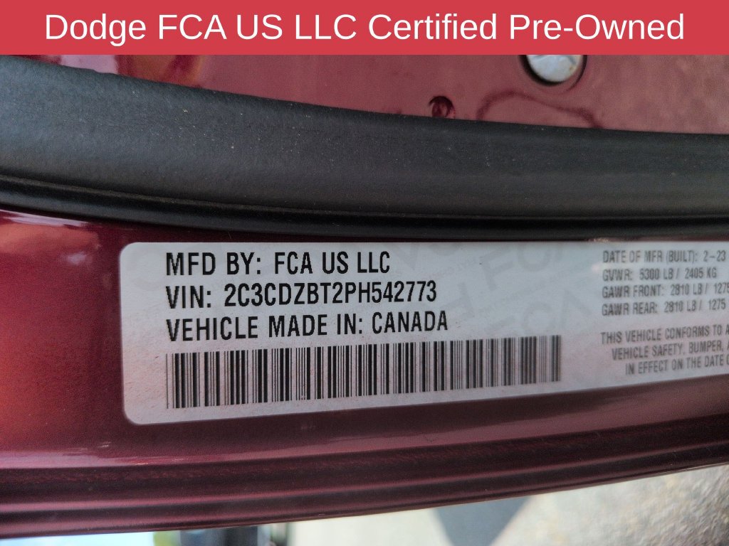 Used 2023 Dodge Challenger R/T w/ Plus Package RWD image 72