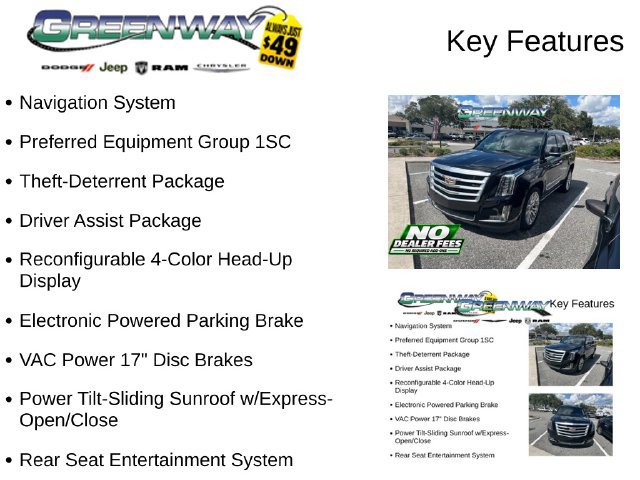 Used 2019 Cadillac Escalade Premium Luxury AWD/4WD image 2
