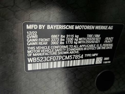 Used 2023 BMW iX xDrive50 w/ Sport Package AWD/4WD image 73