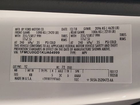 Used 2019 Ford Escape SE FWD image 33