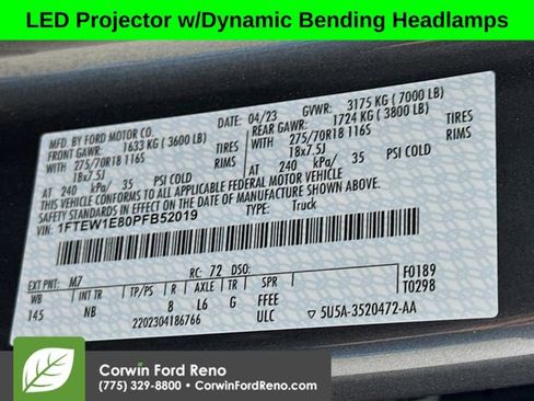 Used 2023 Ford F150 Tremor w/ Equipment Group 402A High AWD/4WD image 34
