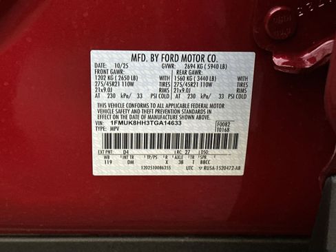 New 2026 Ford Explorer Platinum w/ LUX Leather Package image 45