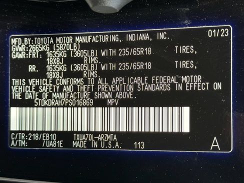 Used 2023 Toyota Highlander XLE FWD image 33