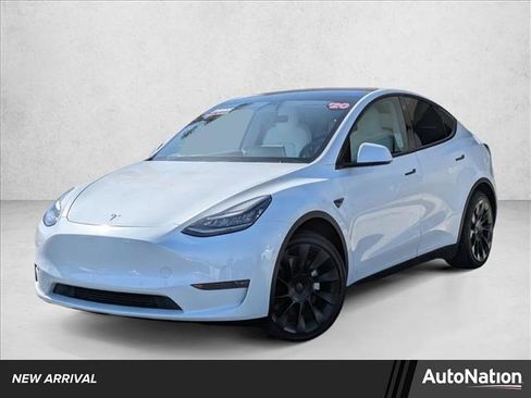 Used 2020 Tesla Model Y Long Range AWD/4WD image 1