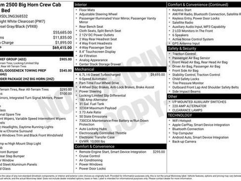 Used 2022 RAM 2500 Big Horn w/ Snow Chief Group image 18