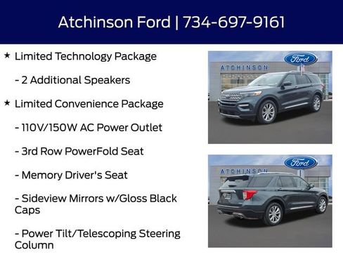Certified 2023 Ford Explorer Limited w/ Limited Technology Package image 16