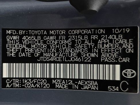 Used 2020 Toyota Corolla SE FWD image 37