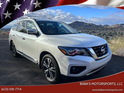 Used 2017 Nissan Pathfinder Platinum w/ Family Entertainment Package image 1