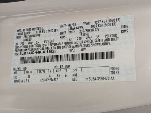 Used 2019 Lincoln MKC Reserve w/ MKC Climate Package image 16