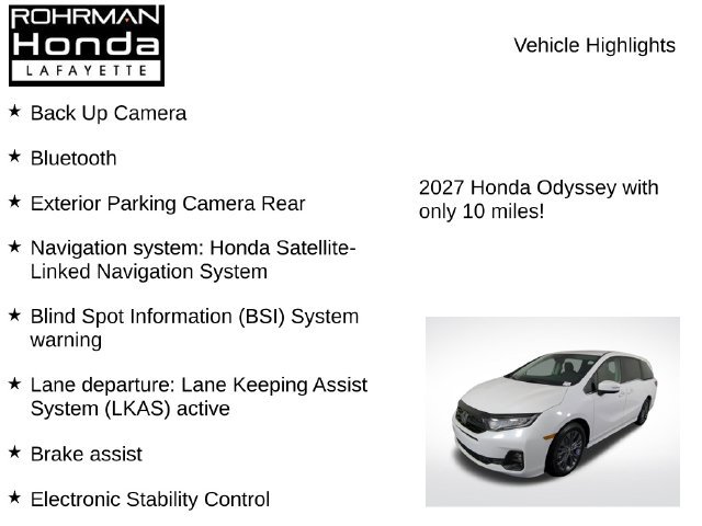 New 2027 Honda Odyssey Touring image 7