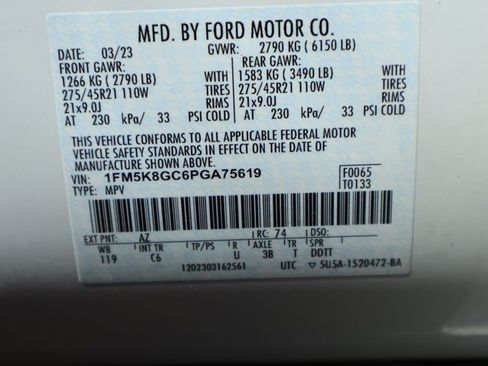 Used 2023 Ford Explorer ST w/ Equipment Group 401A AWD/4WD image 30