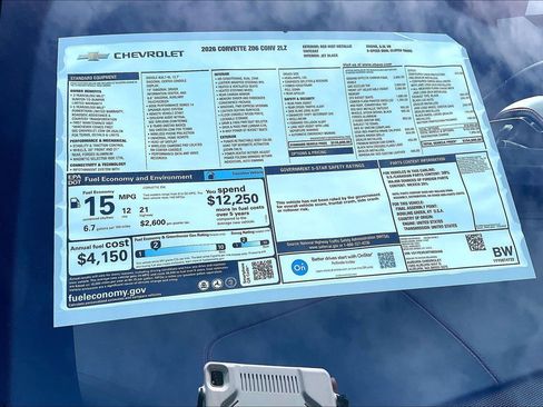 New 2026 Chevrolet Corvette Z06 image 12