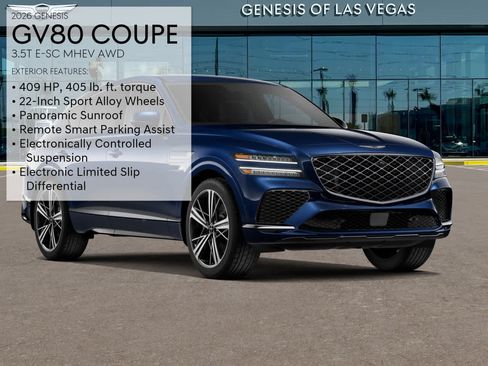 New 2026 Genesis GV80 3.5T e-SC AWD/4WD image 3