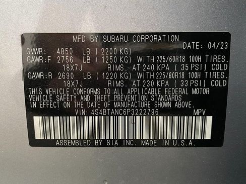Used 2023 Subaru Outback Limited AWD/4WD image 63