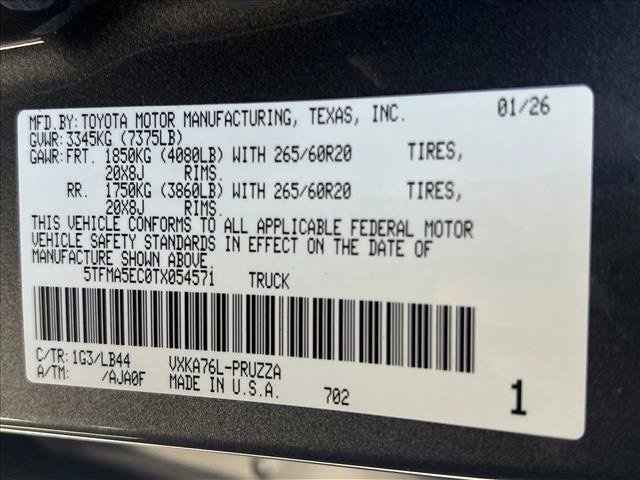 New 2026 Toyota Tundra 1794 Edition AWD/4WD image 20