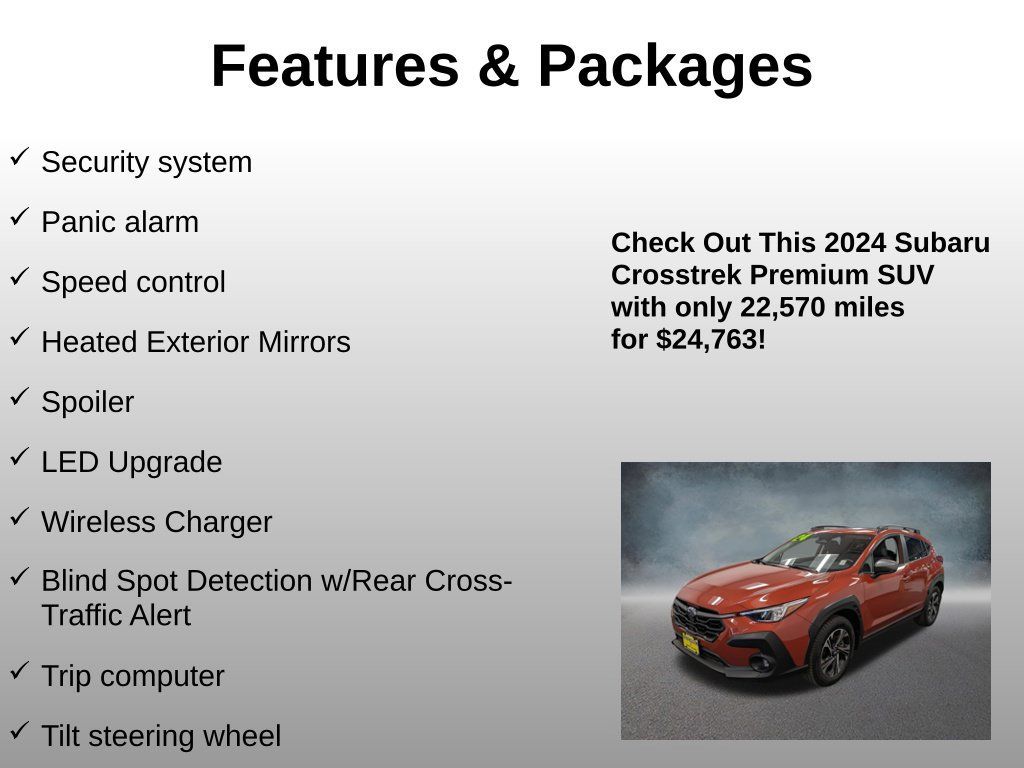 Used 2024 Subaru Crosstrek 2.0i Premium AWD/4WD image 21