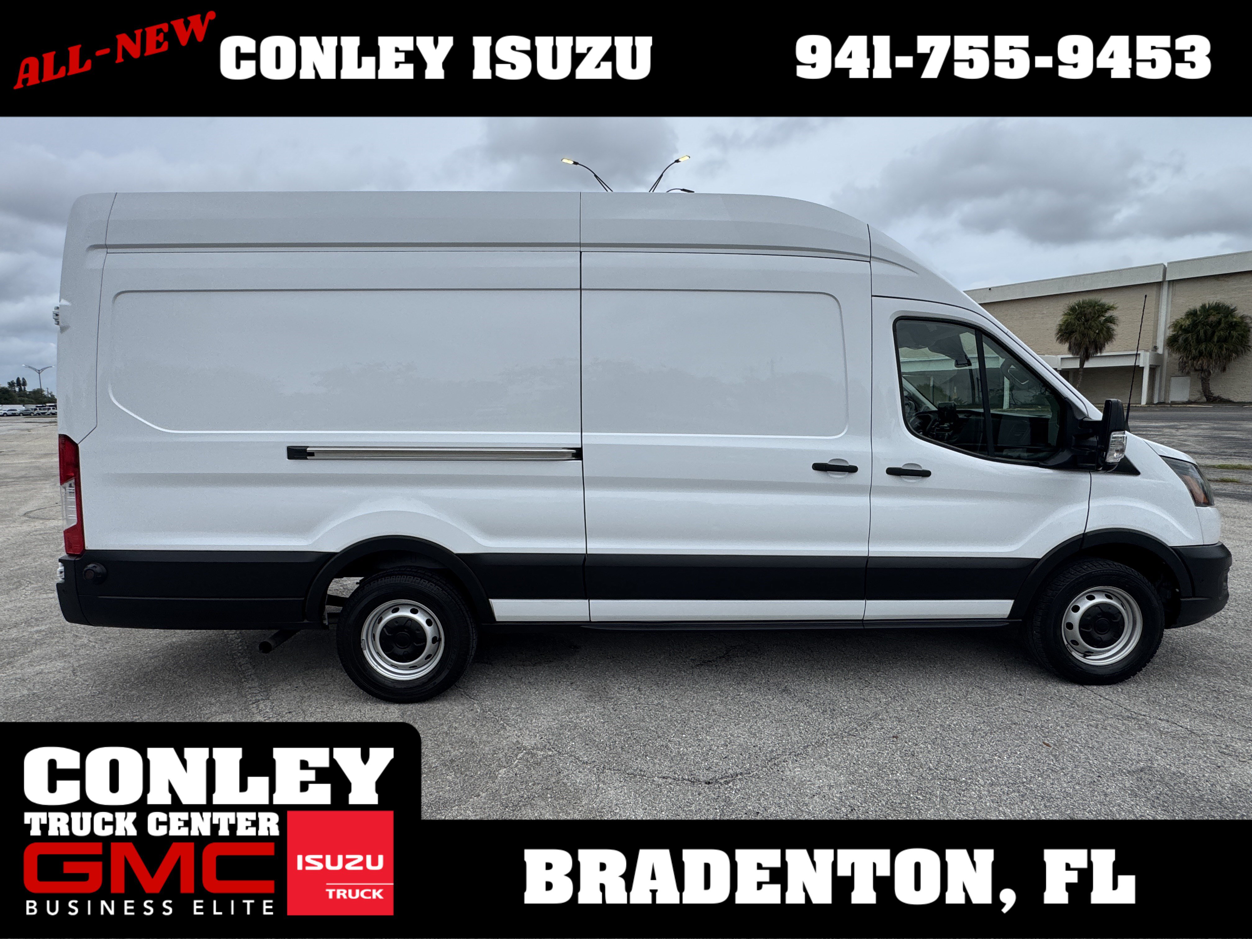 Used 2021 Ford Transit 350 148 High Roof Extended w/ Parcel Delivery Package RWD image 4