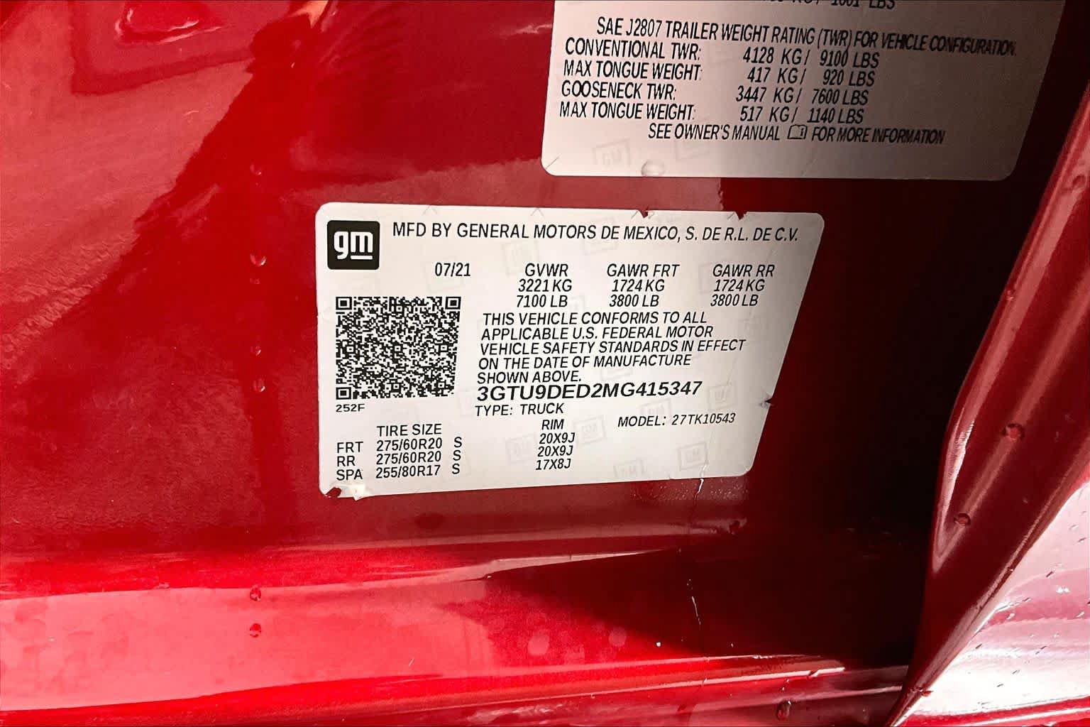 Used 2021 GMC Sierra 1500 SLT AWD/4WD image 32