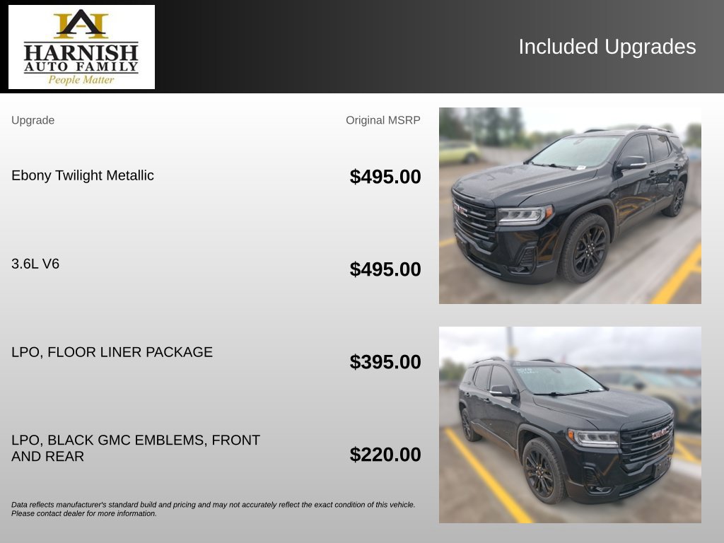 Used 2021 GMC Acadia SLT w/ Elevation Edition AWD/4WD image 9