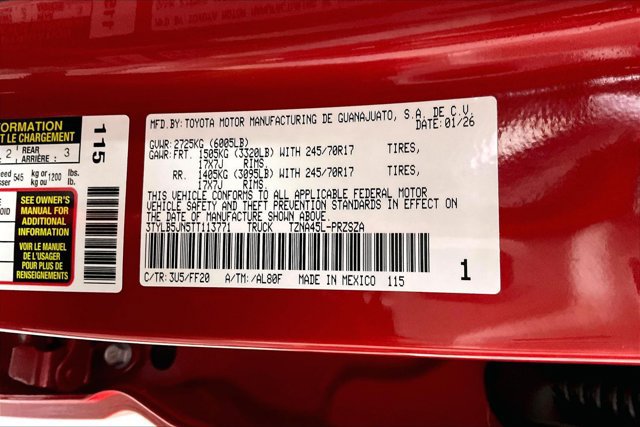 Used 2026 Toyota Tacoma TRD Sport AWD/4WD image 44