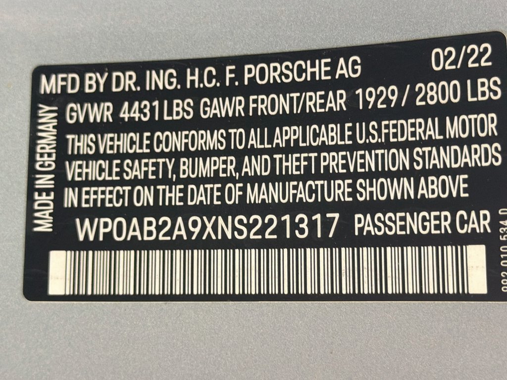Certified 2022 Porsche 911 Carrera 4 GTS AWD/4WD image 31