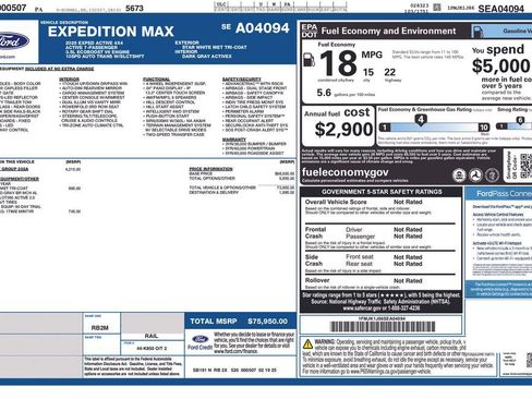 Used 2025 Ford Expedition Max Active AWD/4WD image 2