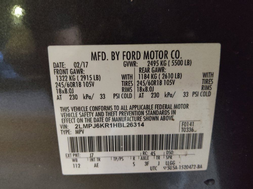 Used 2017 Lincoln MKX Select w/ Lincoln MKX Climate Package FWD image 33