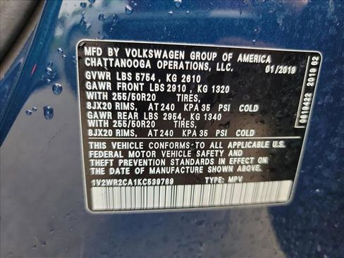 Used 2019 Volkswagen Atlas SE FWD image 20