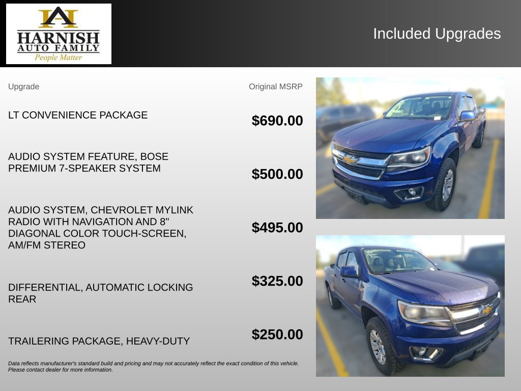 Used 2016 Chevrolet Colorado LT w/ LT Convenience Package AWD/4WD image 5