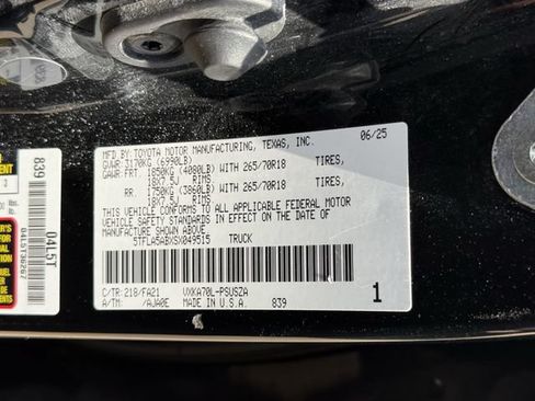 Used 2025 Toyota Tundra SR5 w/ SX Package RWD image 33