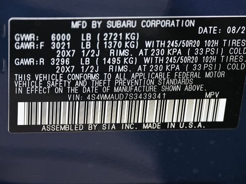 New 2025 Subaru Ascent Touring image 23