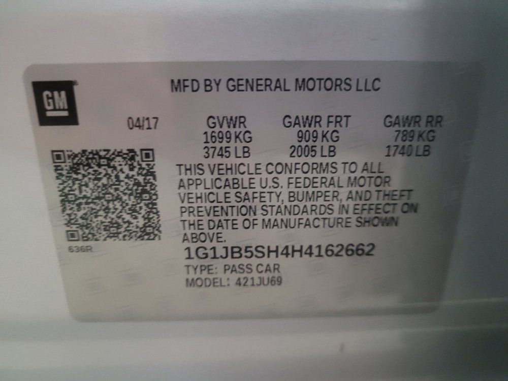 Used 2017 Chevrolet Sonic LS FWD image 33
