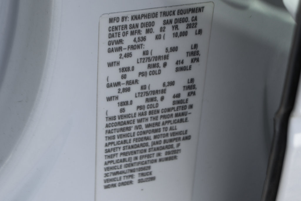 Used 2022 RAM 2500 Tradesman RWD image 49