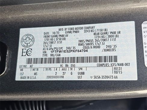 Used 2023 Ford F150 XLT w/ Equipment Group 301A Mid image 31