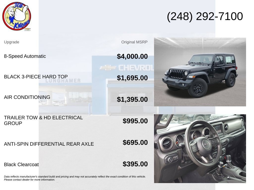 Used 2022 Jeep Wrangler Sport AWD/4WD image 5