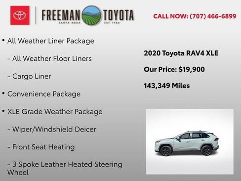 Used 2020 Toyota RAV4 XLE w/ Convenience Package AWD/4WD image 5