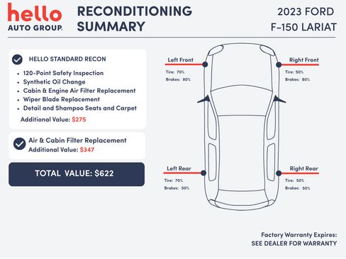 Used 2023 Ford F150 Lariat AWD/4WD image 3