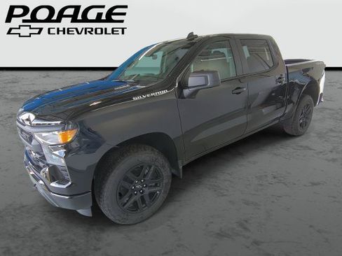 New 2026 Chevrolet Silverado 1500 Custom w/ Turbomax Blackout Package AWD/4WD image 1