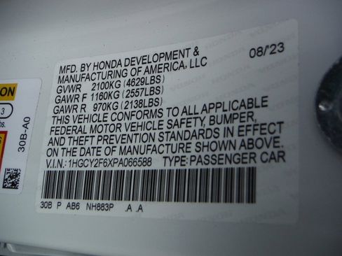 Used 2023 Honda Accord EX-L image 43