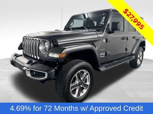 Used 2020 Jeep Wrangler Unlimited Sahara AWD/4WD image 1