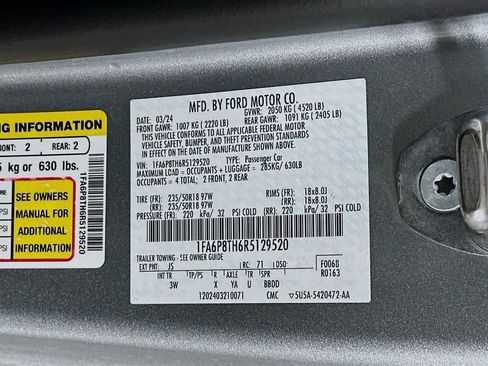 Certified 2024 Ford Mustang Premium image 21