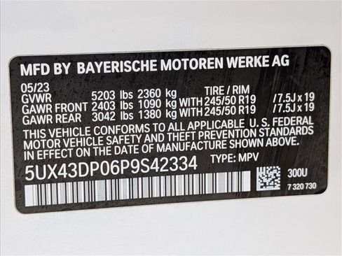 Certified 2023 BMW X3 sDrive30i w/ M Sport Package image 20