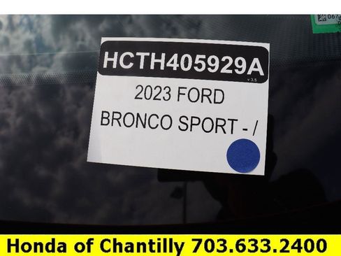 Used 2023 Ford Bronco Sport Outer Banks w/ Tech Package image 38