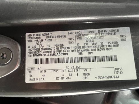 Used 2021 Ford Escape SE image 28