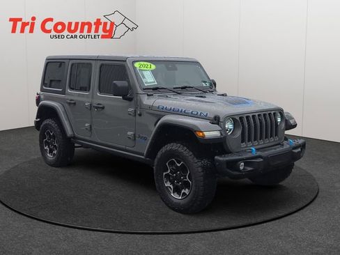Used 2021 Jeep Wrangler Unlimited Rubicon 4xe w/ Dual Top Group AWD/4WD image 1