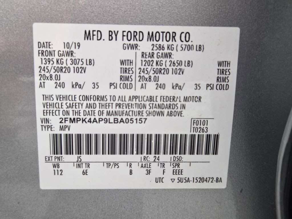 Used 2020 Ford Edge ST AWD/4WD image 33