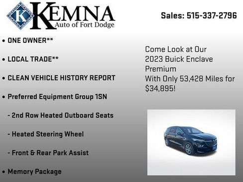 Used 2023 Buick Enclave Premium w/ Experience Buick Package image 7