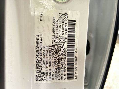 Certified 2023 Honda Accord Sport image 2